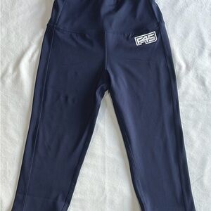 F45 Women’s Uniform Crop Tights Peacoat Navy color